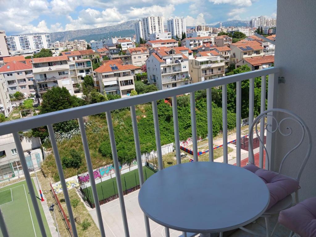 Balkón nebo terasa v ubytování Apartment Magical view