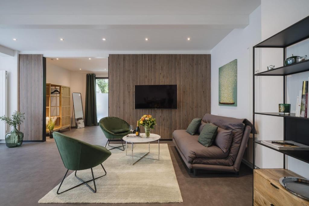 View of NEW luxury Loft Style Apartment City West close to famous ...