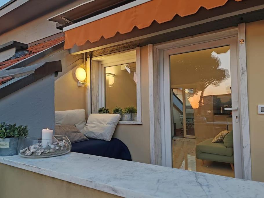 Χώρος καθιστικού στο Casa Marco Aurelio al Mare