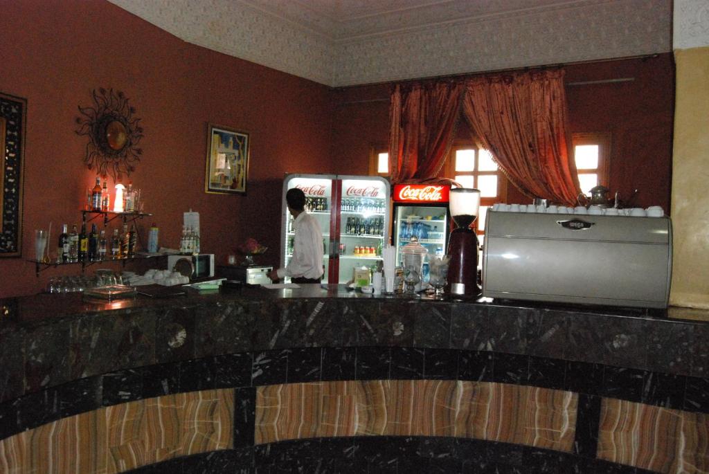 Lounge nebo bar v ubytování Hotel Taddart
