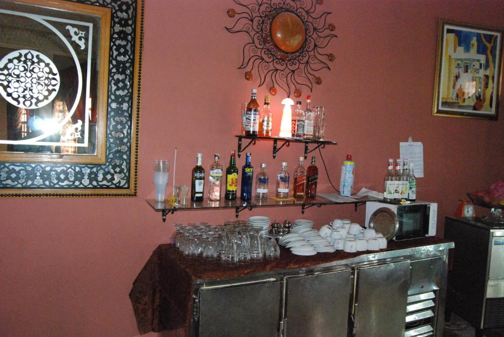 Lounge nebo bar v ubytování Hotel Taddart