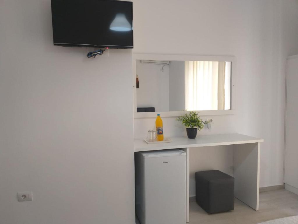 Kuchyň nebo kuchyňský kout v ubytování Deka-X Rooms