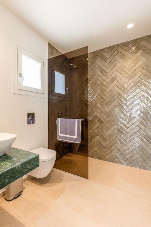 Koupelna v ubytování Aya Sofia Suites
