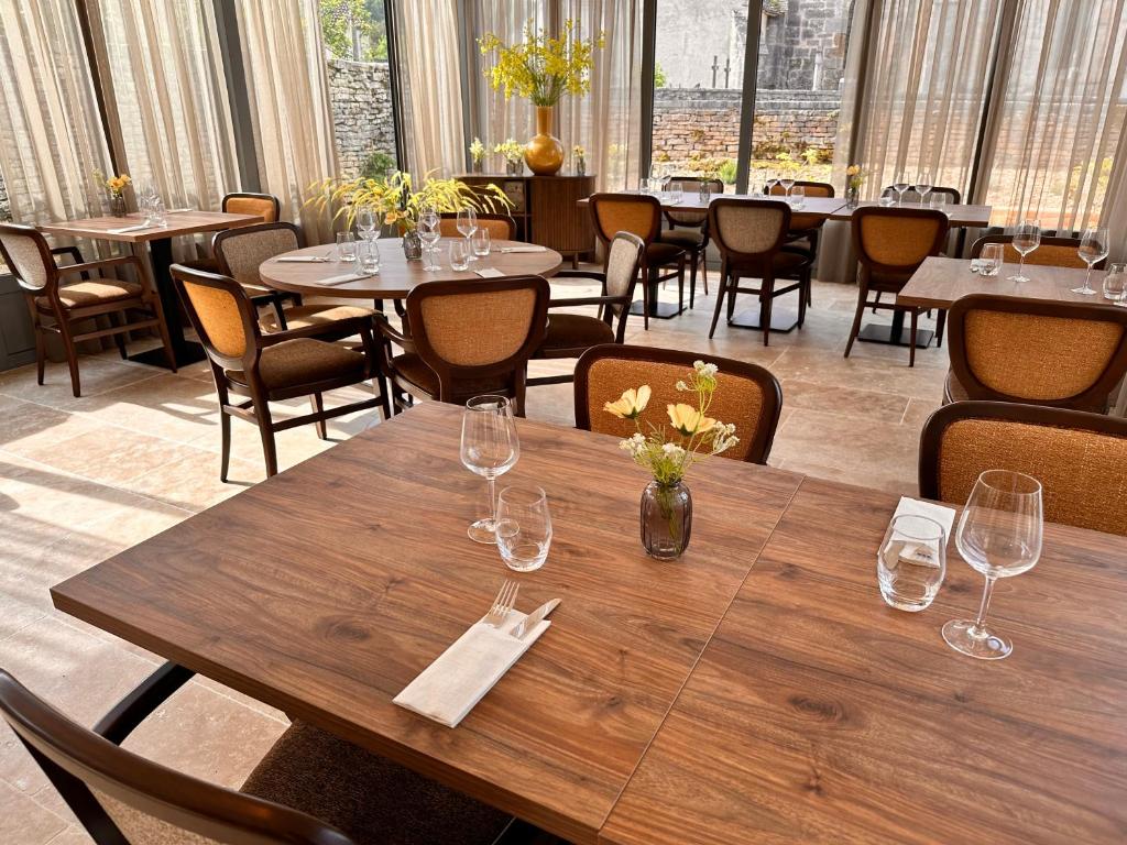 Restaurace v ubytování Auberge du Molveau