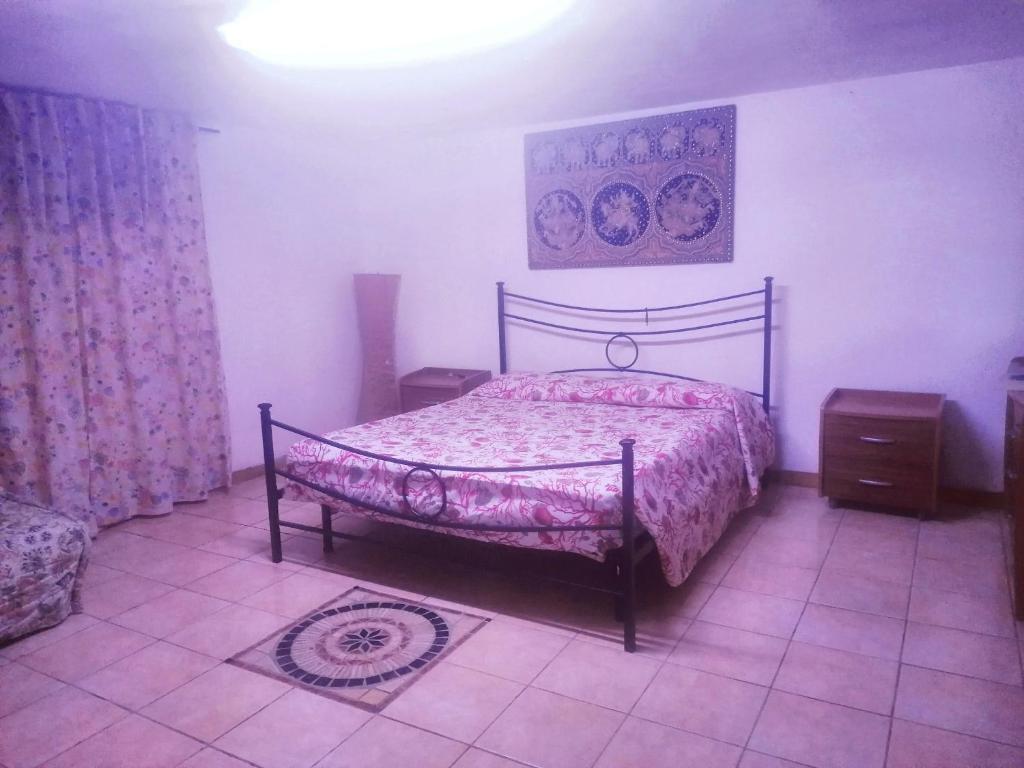 Katil atau katil-katil dalam bilik di One bedroom apartement with enclosed garden and wifi at San Mauro Pascoli 3 km away from the beach