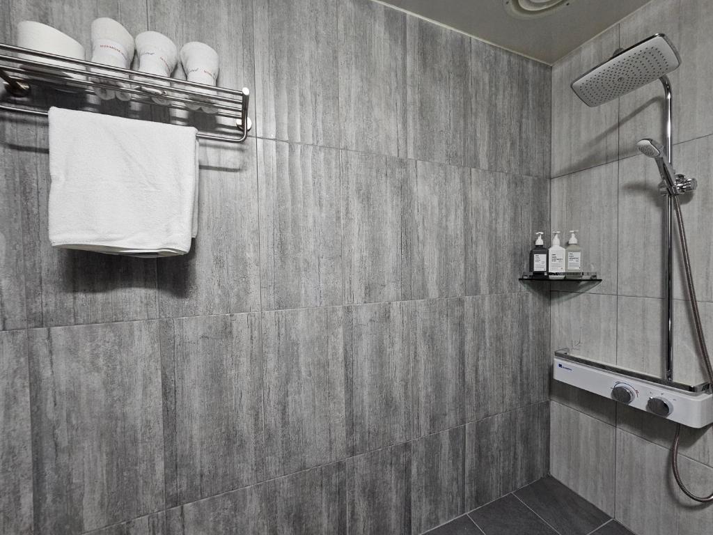 Koupelna v ubytování HOTEL ViA