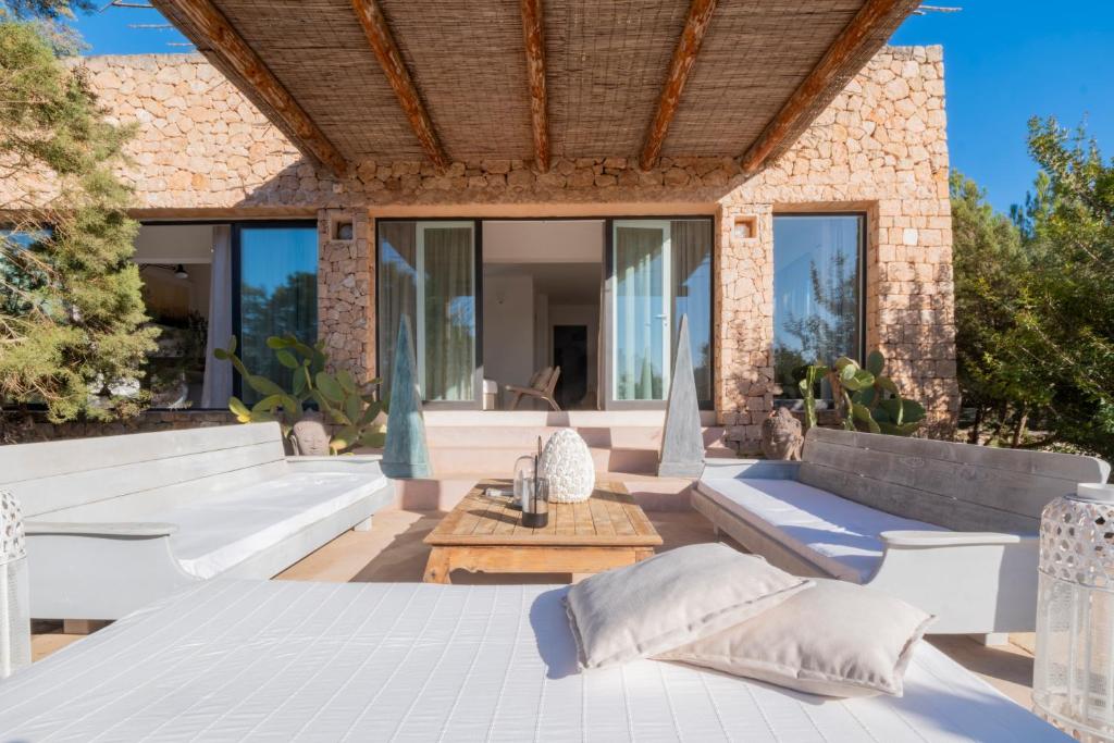 Χώρος καθιστικού στο Villa Shangri-La
