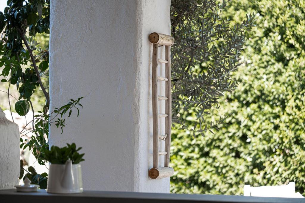 Balkón nebo terasa v ubytování Masseria Li Foggi