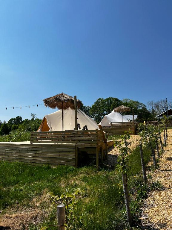 Příroda nedaleko luxury tent