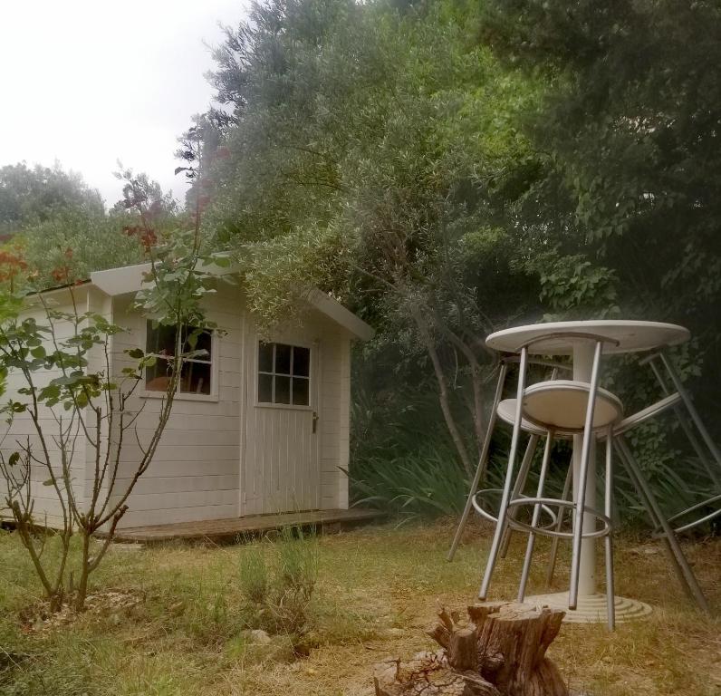 Κήπος έξω από το Bulle de paix en Provence