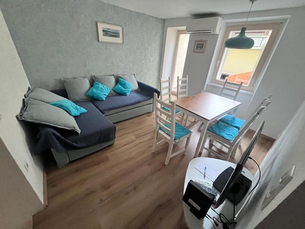 Posezení v ubytování PIRAN pleasant 2 bedrooms duplex appartment with terrace