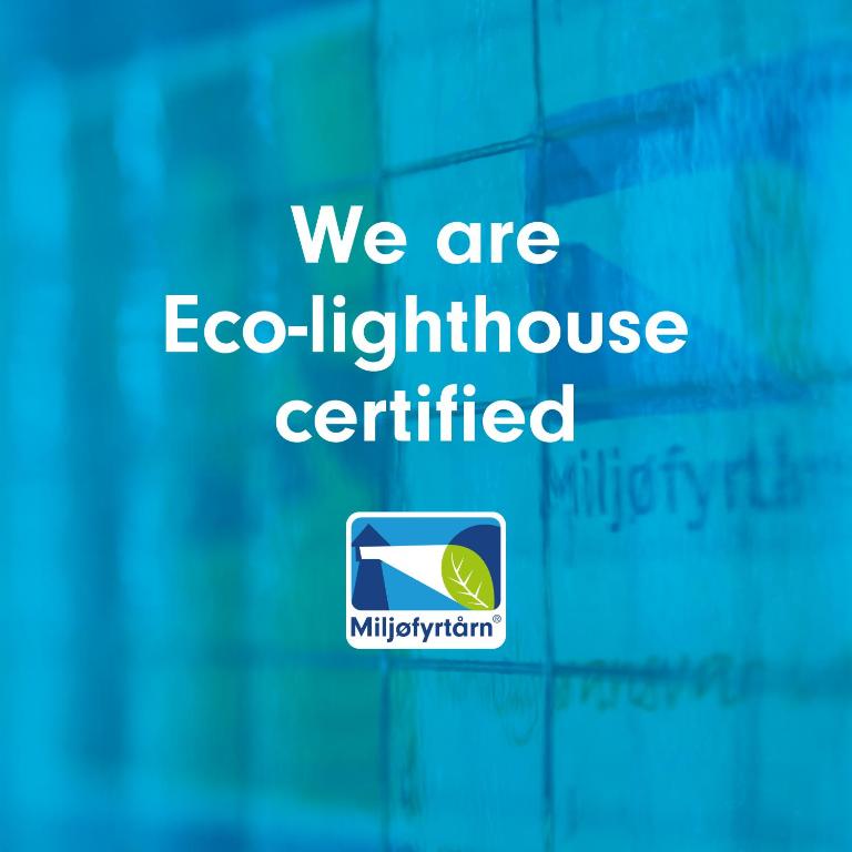 Certifikát, hodnocení, plakát nebo jiný dokument vystavený v ubytování Magic Hotel Solheimsviken