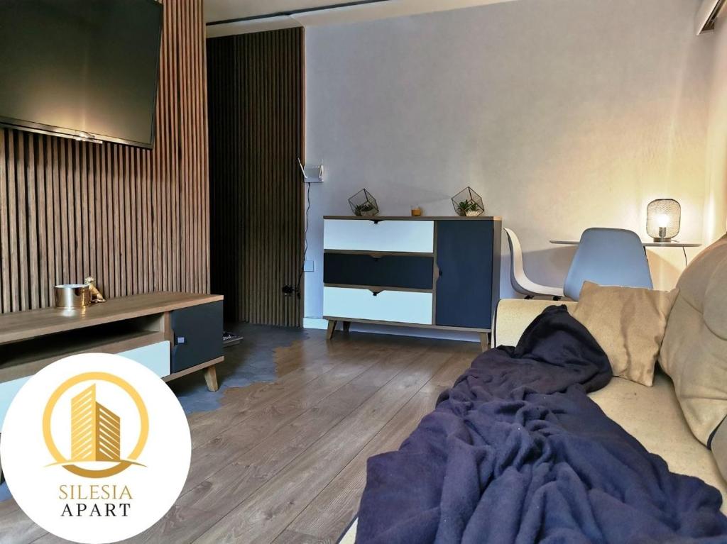 Postel nebo postele na pokoji v ubytování Apartament Lancelot