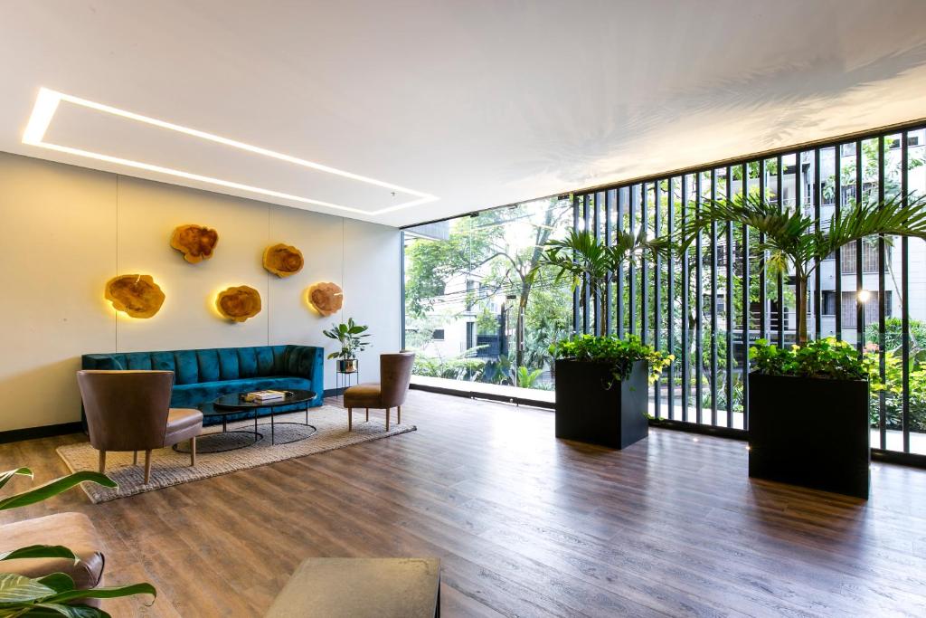 Posezení v ubytování Loma Verde Aparthotel