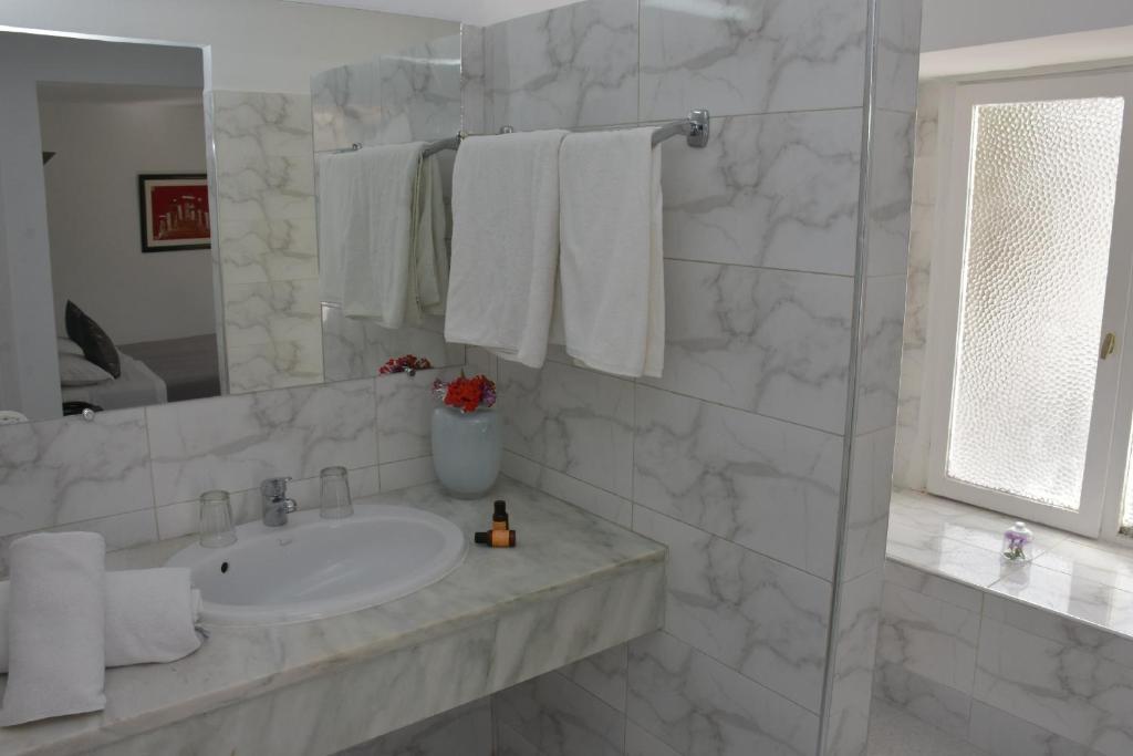 Koupelna v ubytování Appart-Hôtel Tagadirt