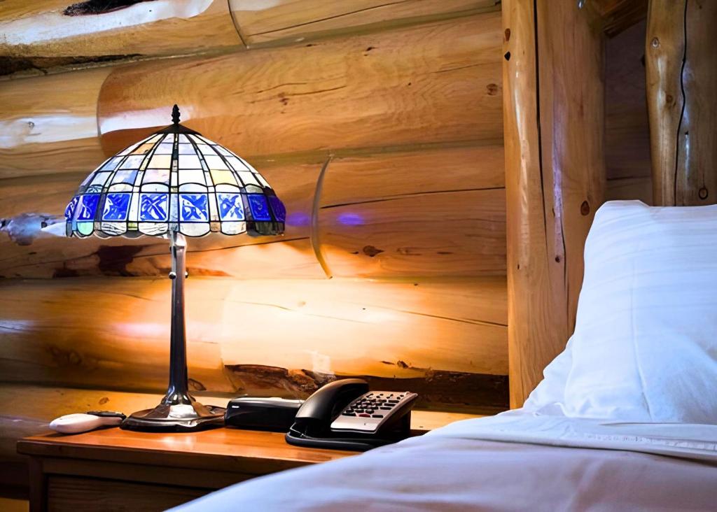 Postel nebo postele na pokoji v ubytování Hibernation Station