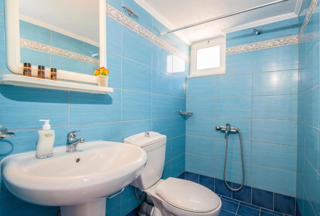 Koupelna v ubytování Klima Rooms
