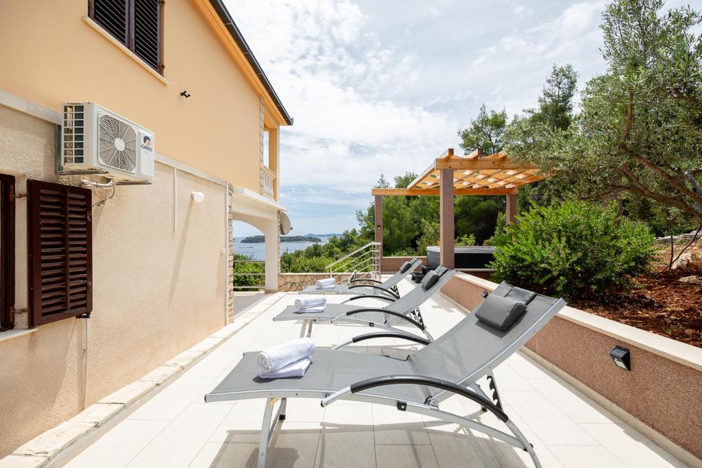 Balkon lub taras w obiekcie Villa Franciska