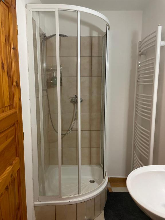Koupelna v ubytování Apartmán U Špinarů