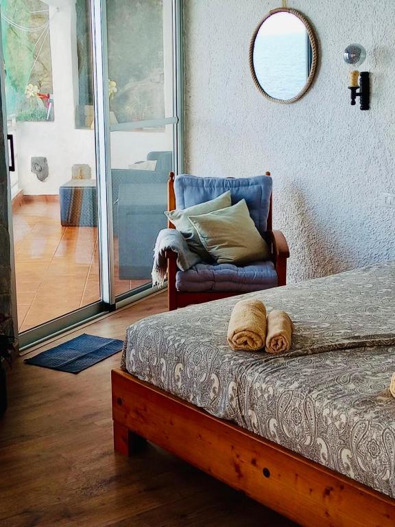Postel nebo postele na pokoji v ubytování Sea lover's nest