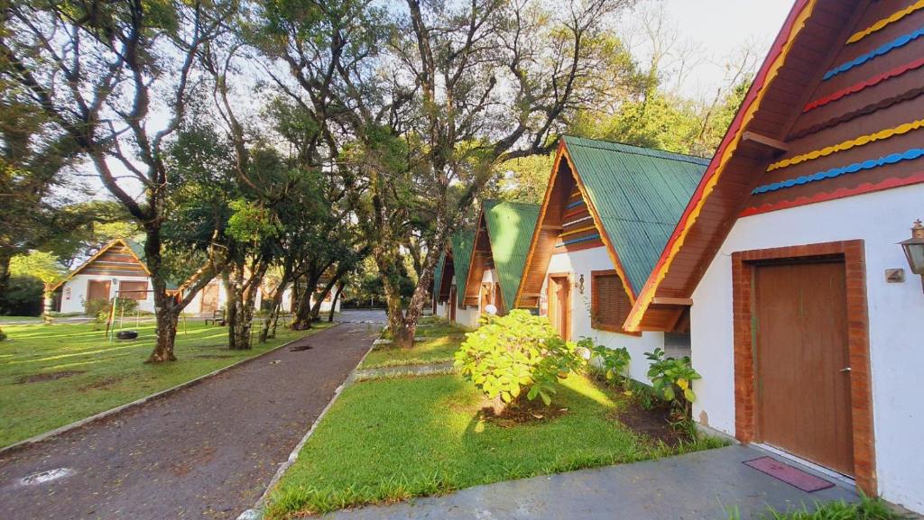 Zahrada ubytování Villa Chalés Gramado - OH HOTÉIS