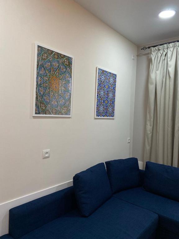 Posezení v ubytování Cozy Flat