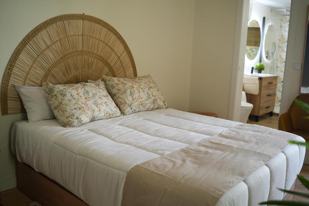 Postel nebo postele na pokoji v ubytování Hotel Boutique - Estancia dos Olivos