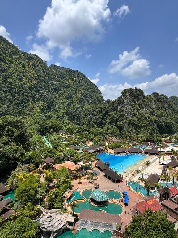Bazén v ubytování Sunway Onsen Suite nebo v jeho okolí