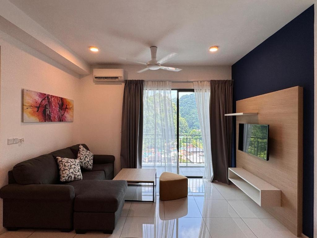 Posezení v ubytování Sunway Onsen Suite