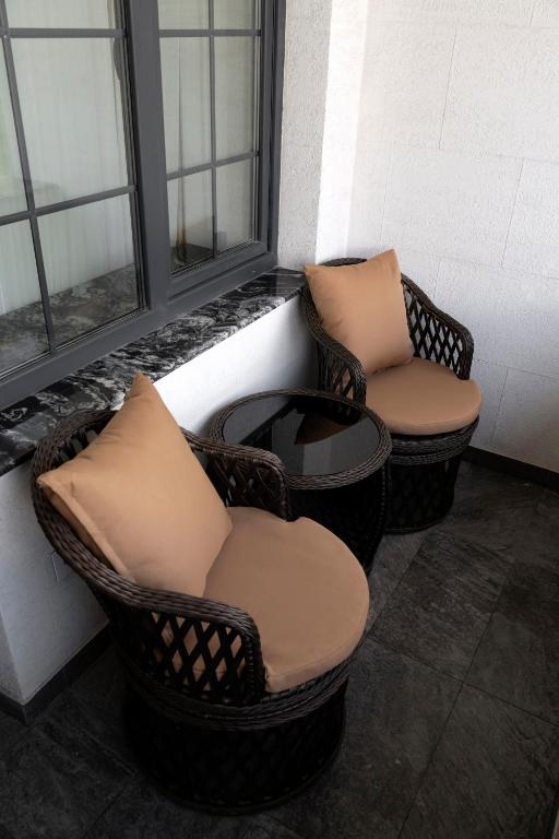 Posezení v ubytování JAZZ HOTEL Gyumri