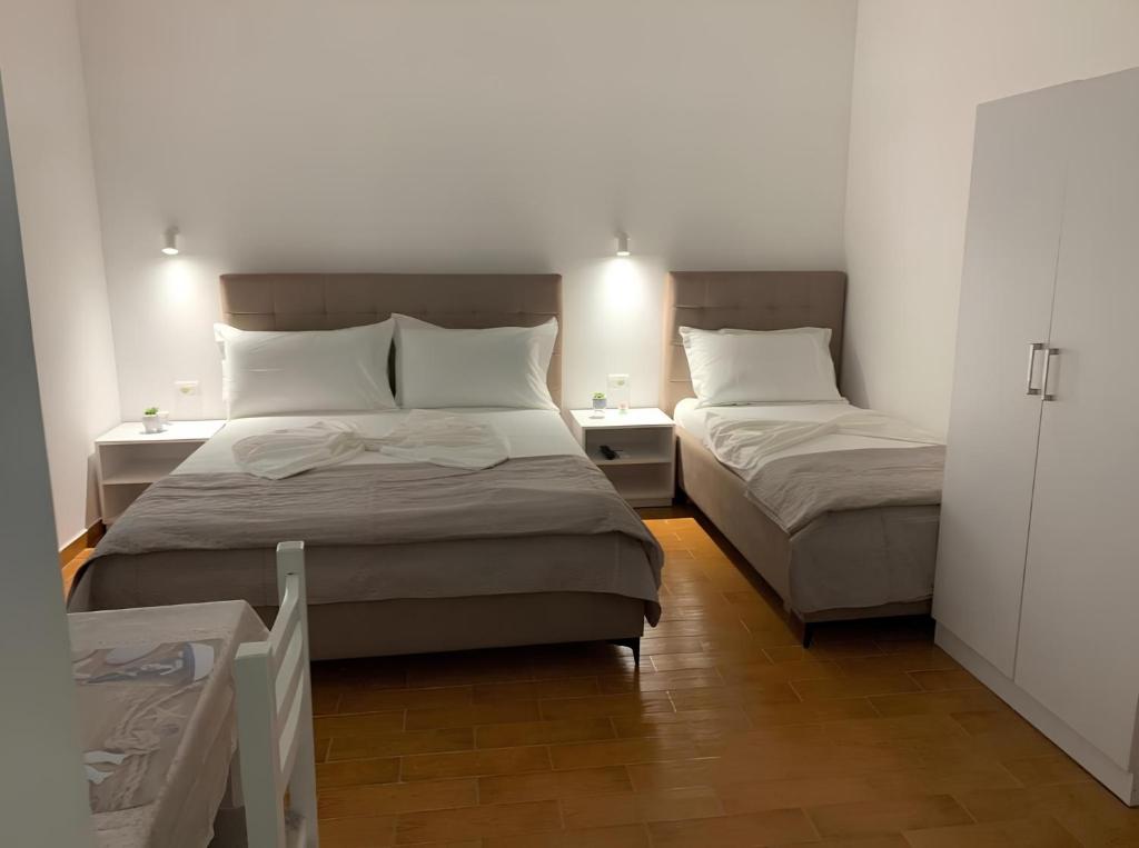 Postel nebo postele na pokoji v ubytování Villa EloEros