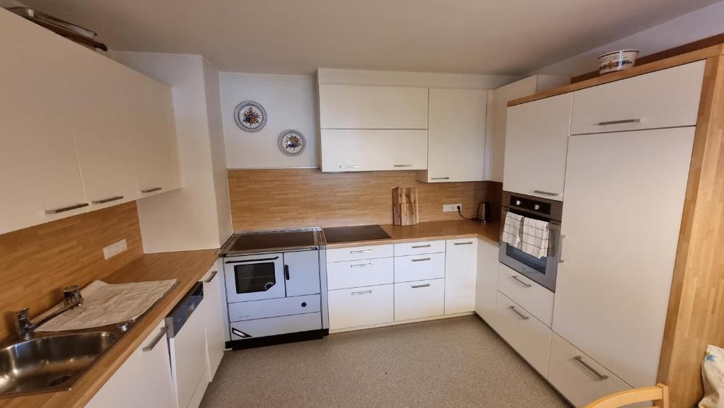 Kuchyň nebo kuchyňský kout v ubytování Haus Harmonie