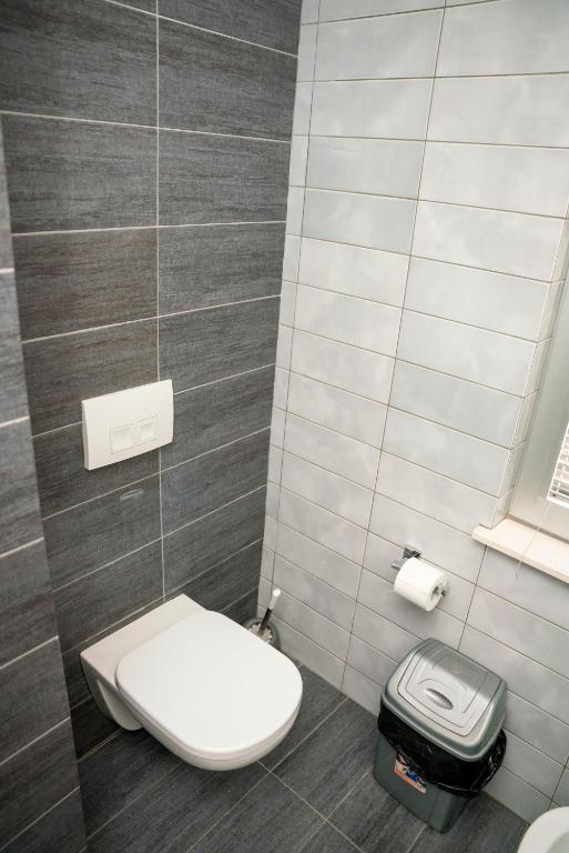 Koupelna v ubytování Hotel Pernoca