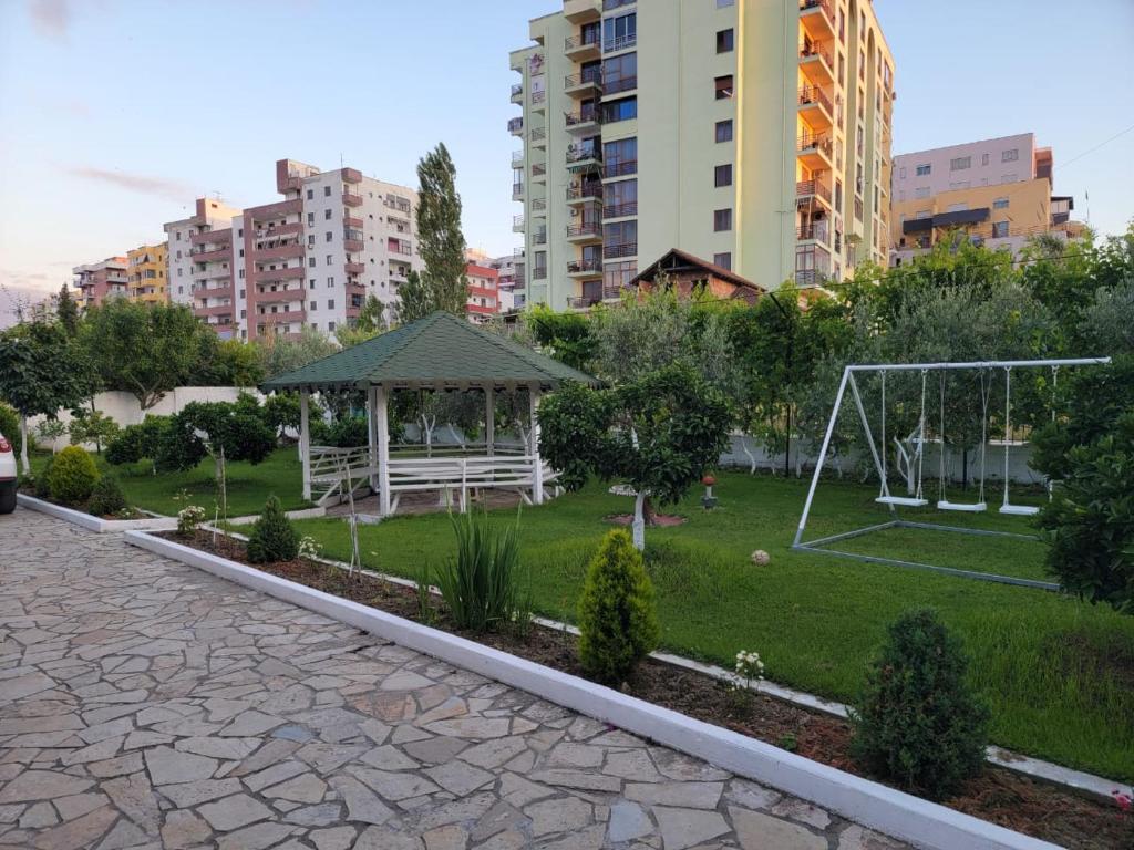 Zahrada ubytování Vila Islami