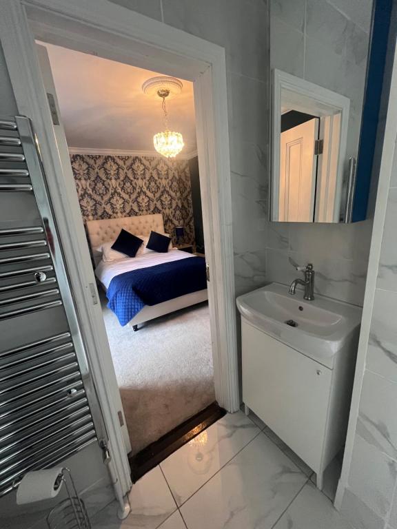 Voodi või voodid majutusasutuse Bray Head B&B toas
