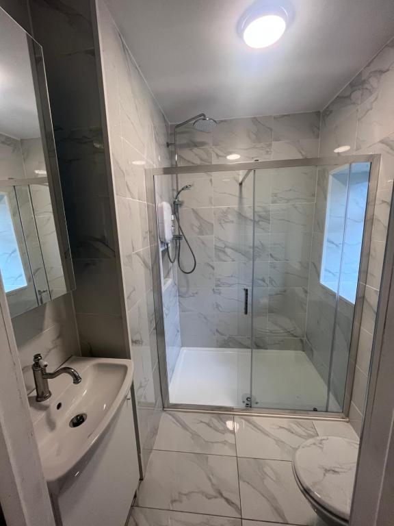 Vannituba majutusasutuses Bray Head B&B