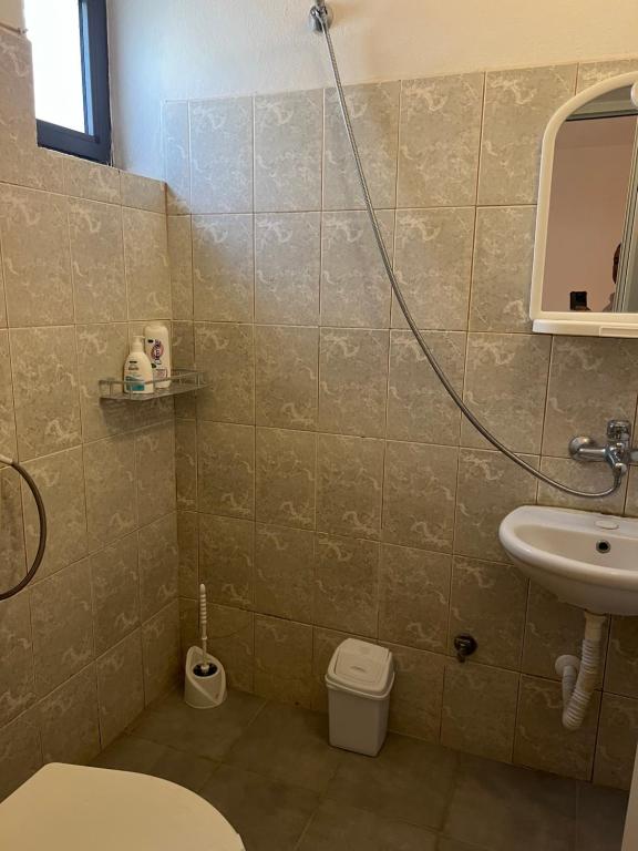 Koupelna v ubytování Vila Islami