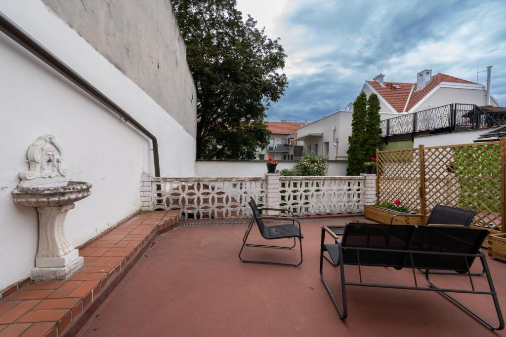 Balkón nebo terasa v ubytování Wachau Oasis - Elegance with a Private Terrace