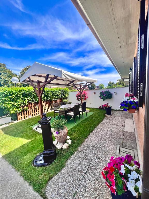 Zahrada ubytování Il Geranio B&B
