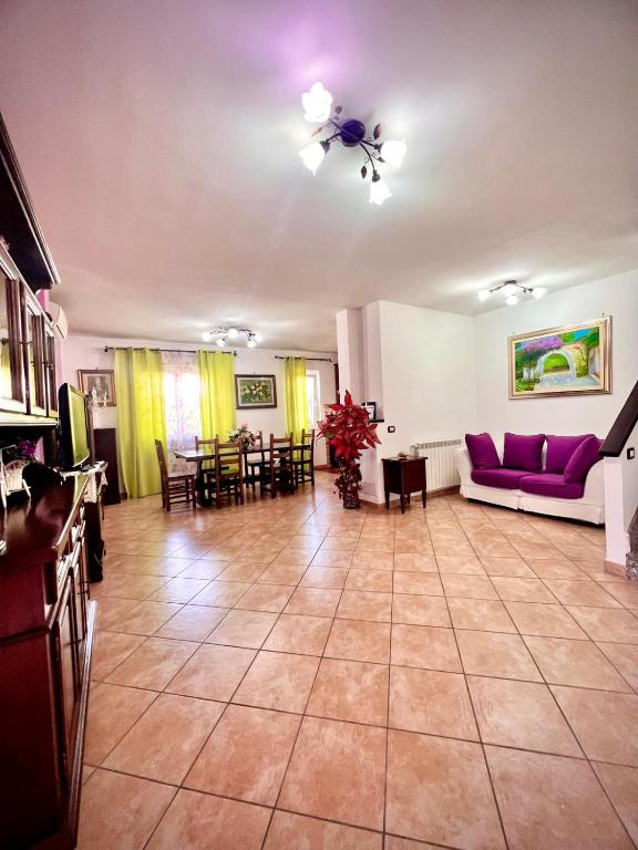 Posezení v ubytování Il Geranio B&B