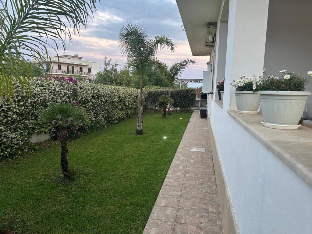 Zahrada ubytování B&B AMURI RANNI