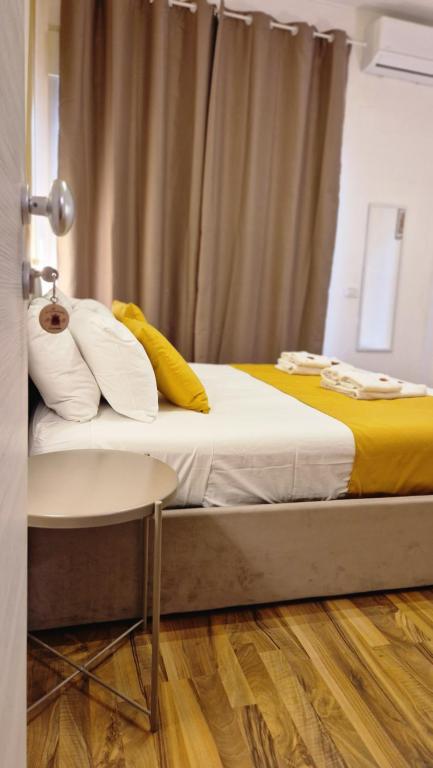 Postel nebo postele na pokoji v ubytování U Baruni B&B