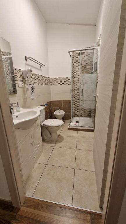 Koupelna v ubytování U Baruni B&B