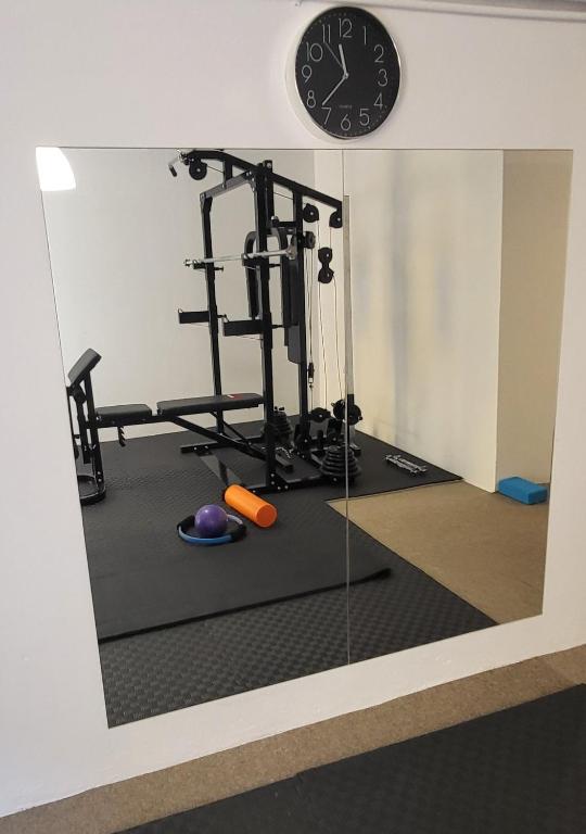 Posilňovňa alebo fitness centrum v ubytovaní Gardenia - Morfi Village with pool