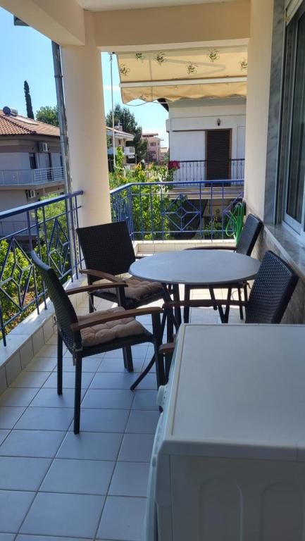 Balkon lub taras w obiekcie Квартира Халкидики Флогита / Ferienwohnung Chalkidiki Griechenland