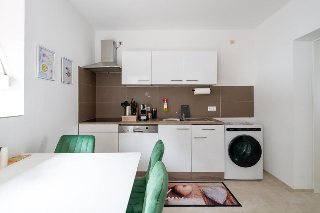 Kuchyň nebo kuchyňský kout v ubytování Mautern Oasis / 50m² / Comfortable with Terrace