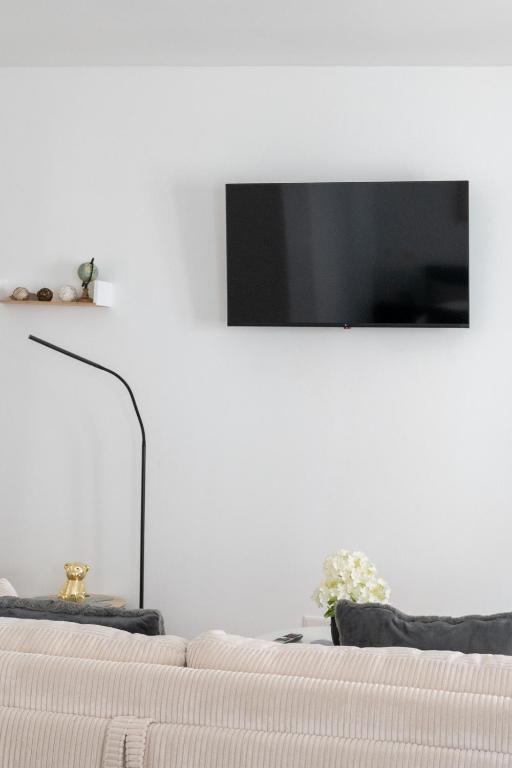 TV a/nebo společenská místnost v ubytování Mautern Oasis / 50m² / Comfortable with Terrace