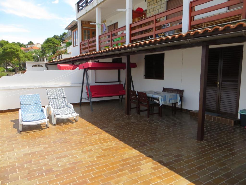 Balkón alebo terasa v ubytovaní Apartments Makjanić