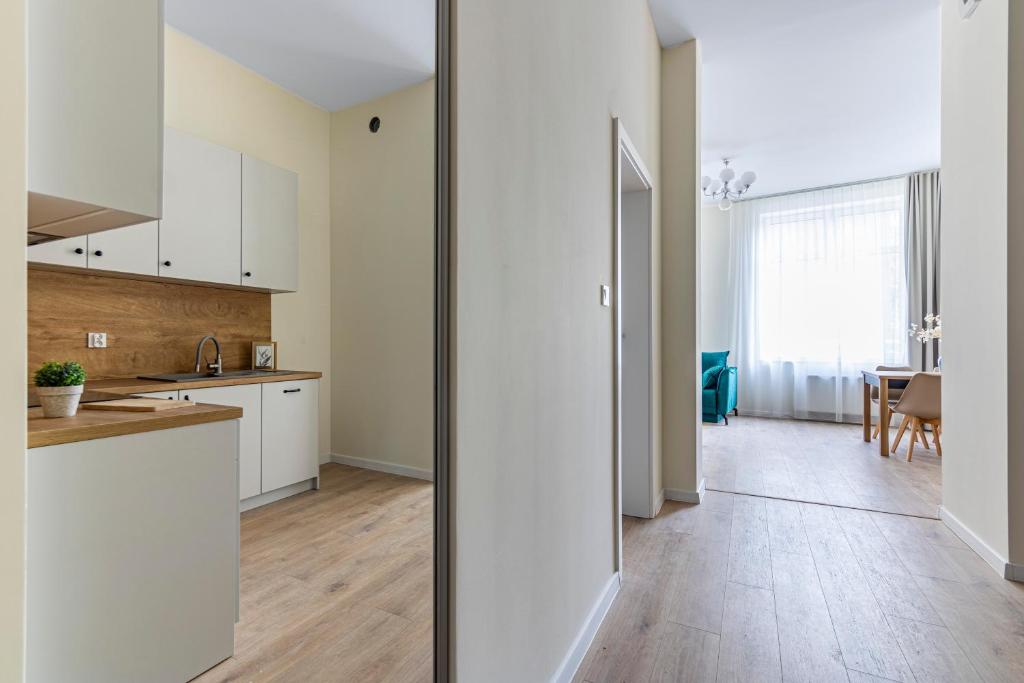 Kuchyň nebo kuchyňský kout v ubytování Chill4You Apartments