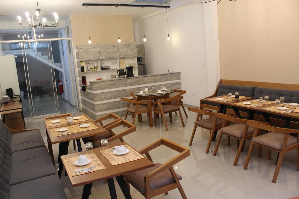 Posezení v ubytování Basadre Apart Hotel